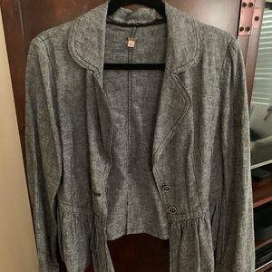 Free People linen jacket